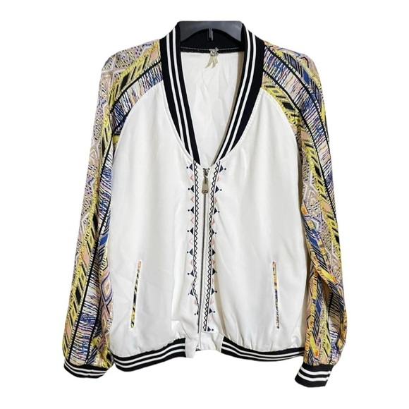 BKE Gimmicks by embroidered bomber jacket size L - Picture 2 of 11